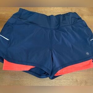 Women’s Athleta Ready Set Go 2 in One Shorts Medium